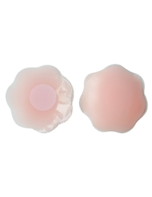Skin Colored Flower Invisible Silicone Nipple Pasties